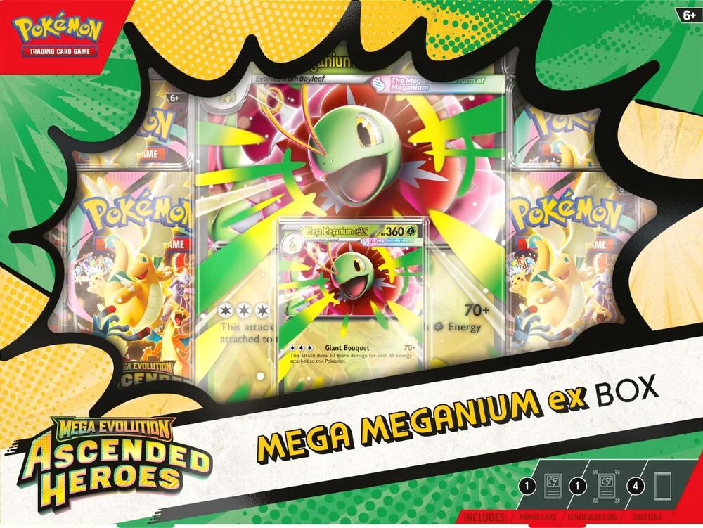 Ascended Heroes Mega Meganium ex Box - ME: Ascended Heroes