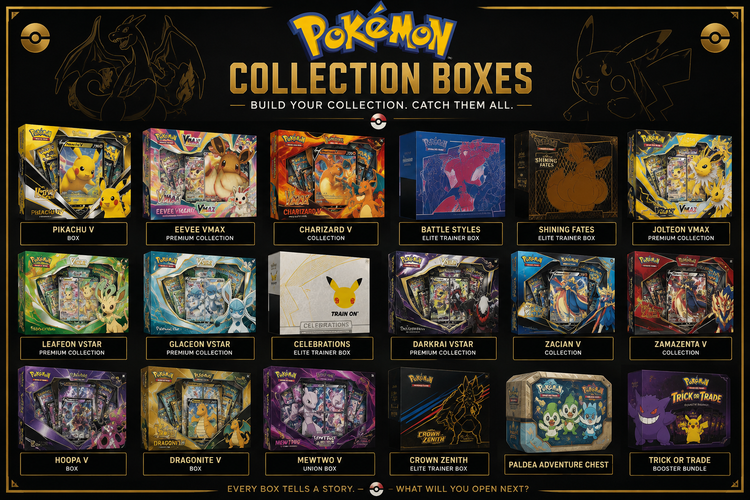 Pokemon Collection Boxes !