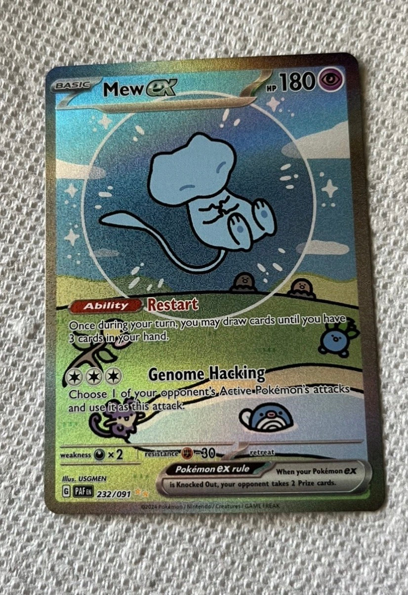 Mew EX 232/091 Paldean Fates - NM Condition