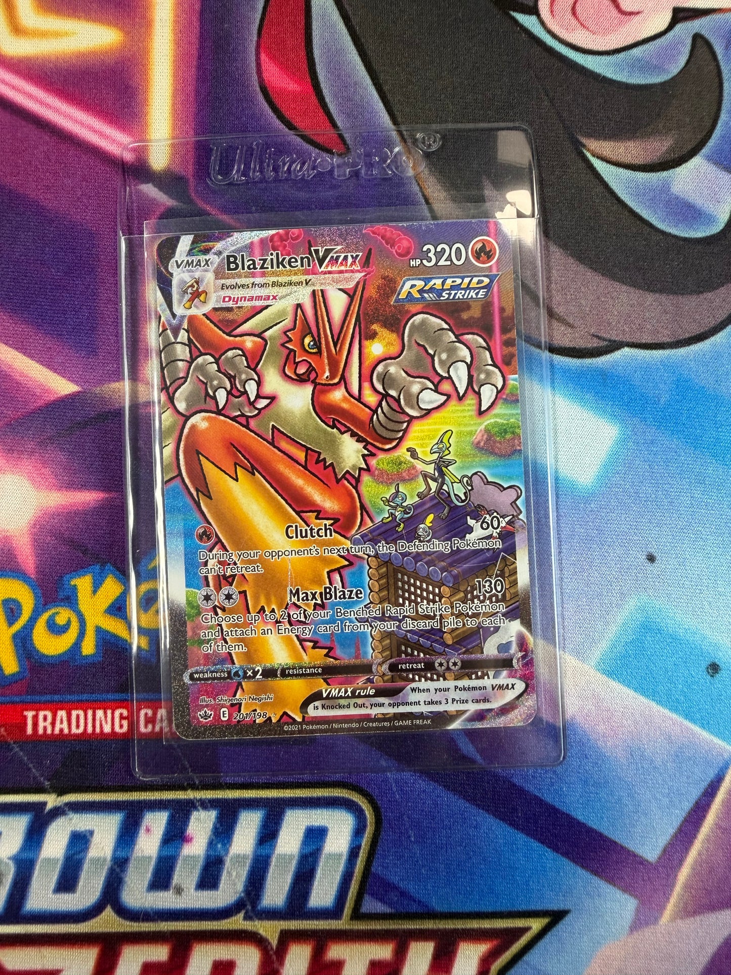 Blaziken VMAX Alt Art Chilling Reign - 201/198 - LP