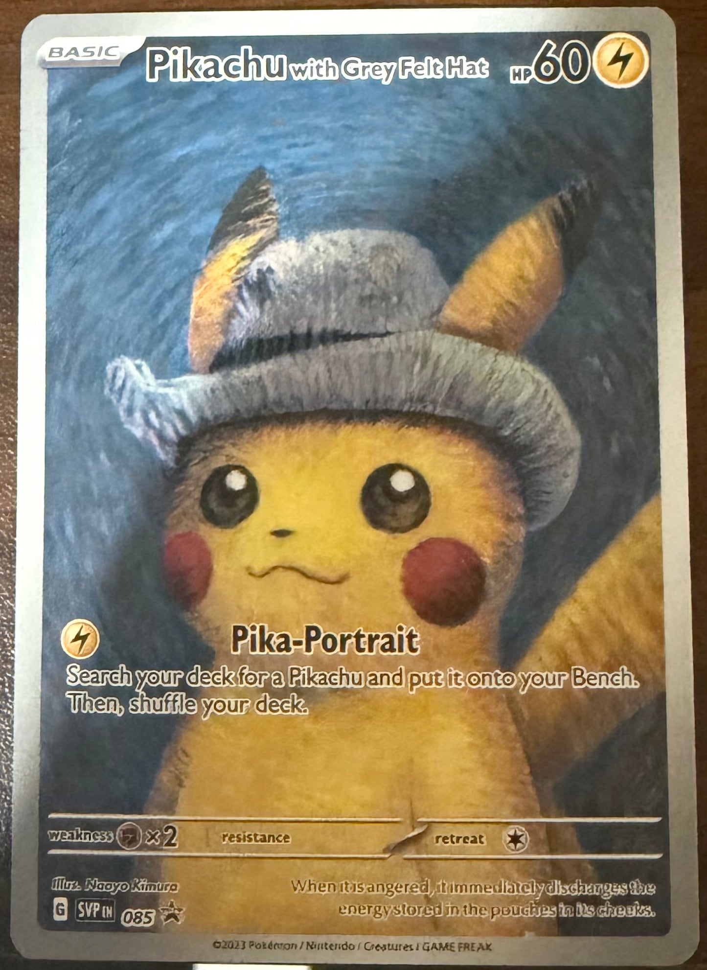 Pikachu Van Gogh - Mint condition !
