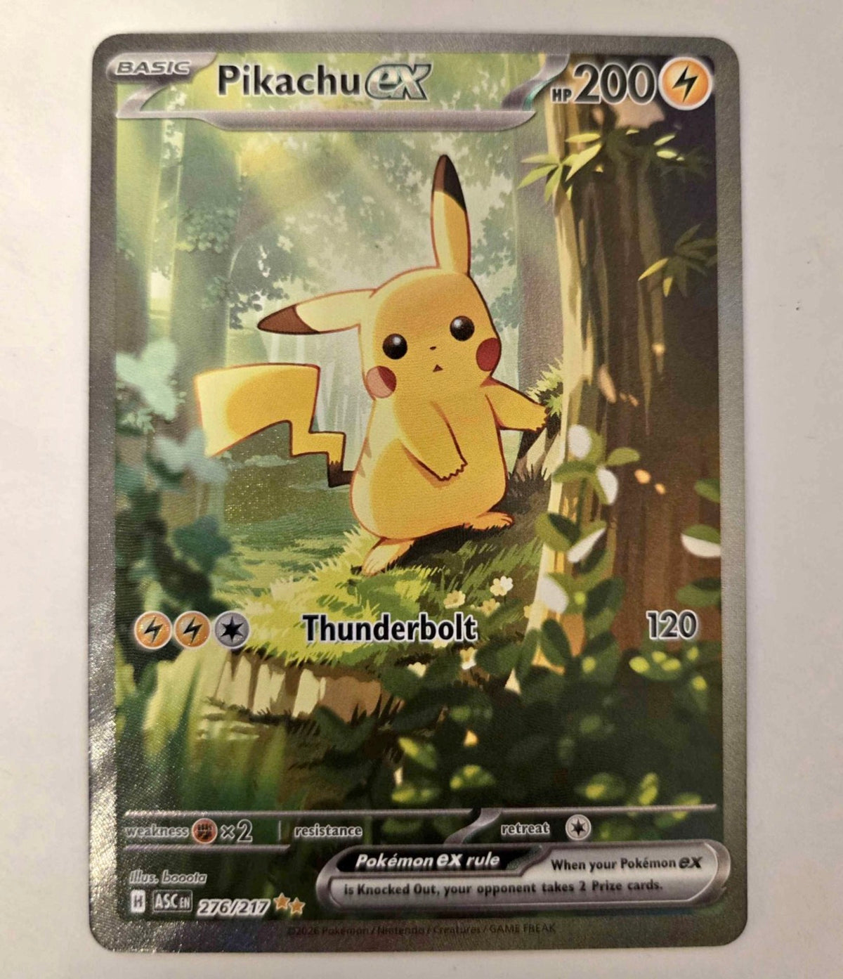 Pikachu EX : Ascended Heroes 276/217 - NM