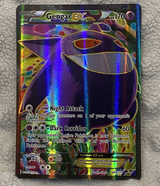 Gengar EX (114 Full Art) - XY - Phantom Forces - NM Condition