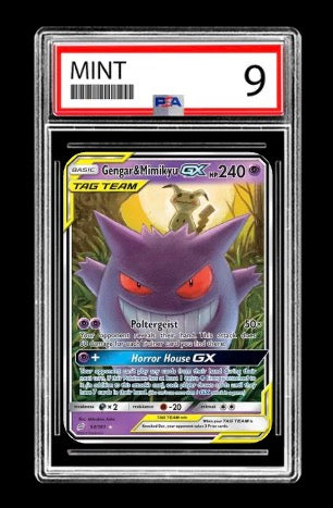 Gengar Mimikyu GX 53 TEAM UP PSA 9