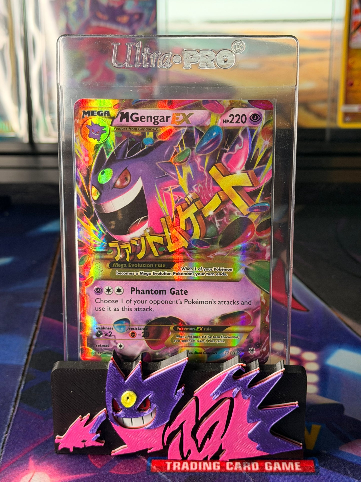M Gengar EX Secret Rare - XY - Phantom Forces 121/119 - NM