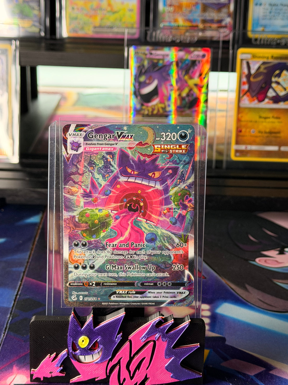 Gengar VMax Alt Art 271 Fusion Strike - NM