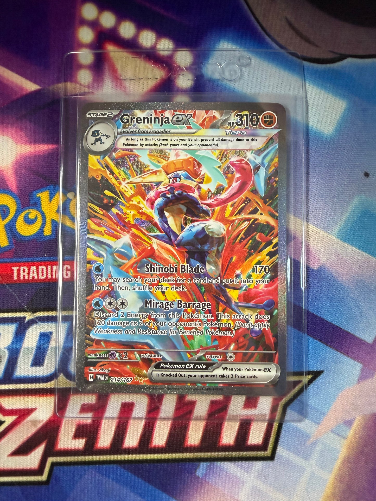 Greninja EX - Twilight Masquerade 214/167 - NM