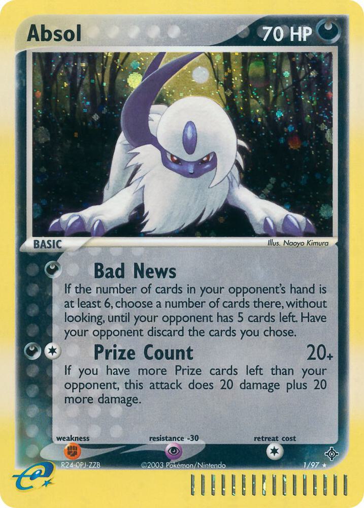 Absol EX Dragon 1/97 - NM