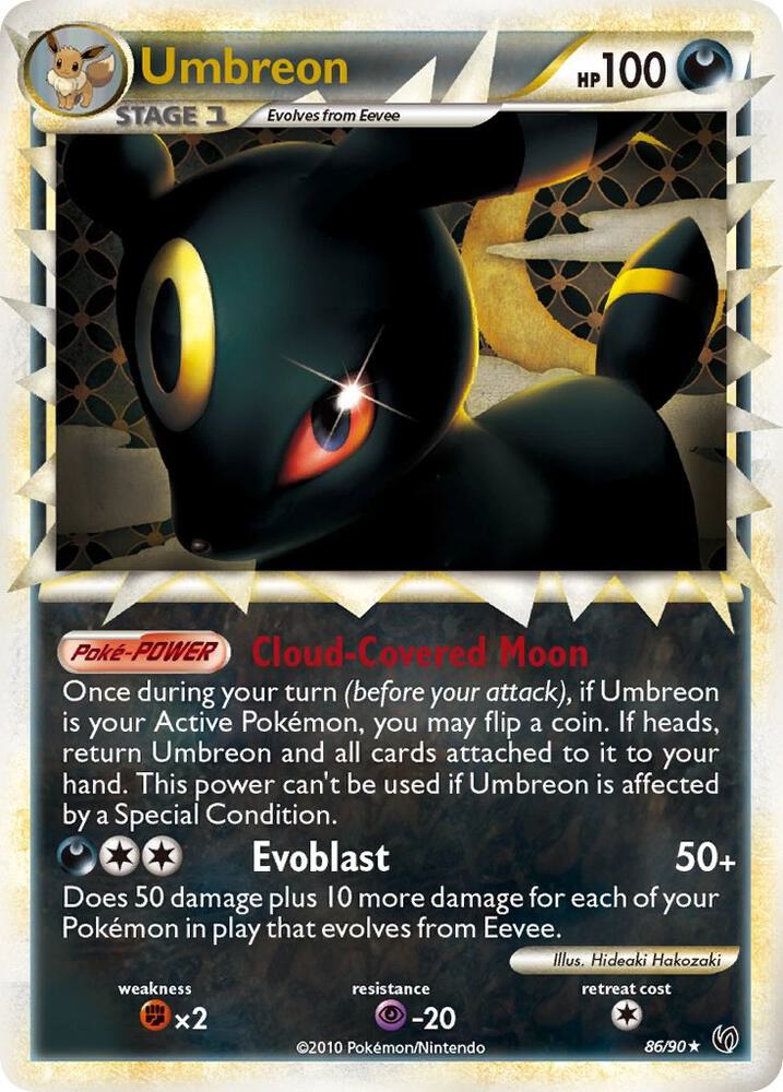 Umbreon Prime - Undaunted 86/90 - NM