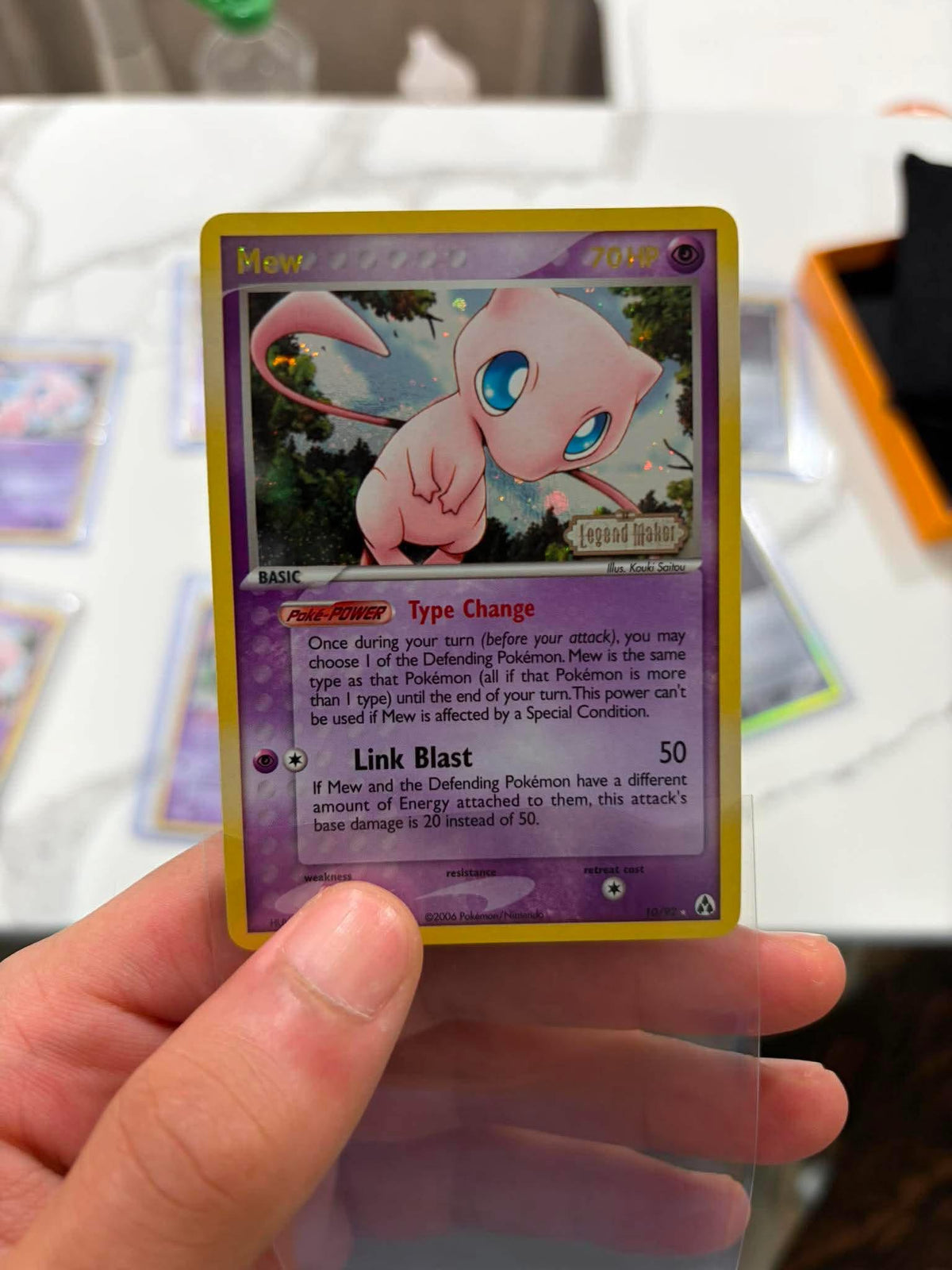 Mew - EX Legend Maker 10/92 - MINT